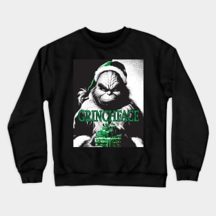 Grinch Face Crewneck Sweatshirt